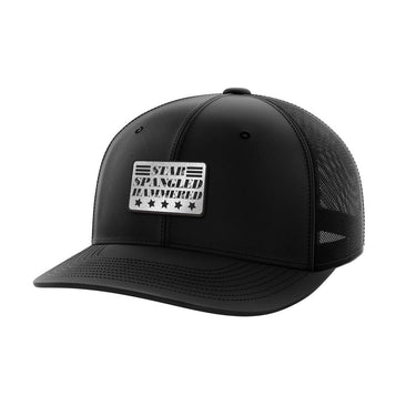 Star Spangled Hammered Black Patch Hat Hat Greater Half Black/Black
